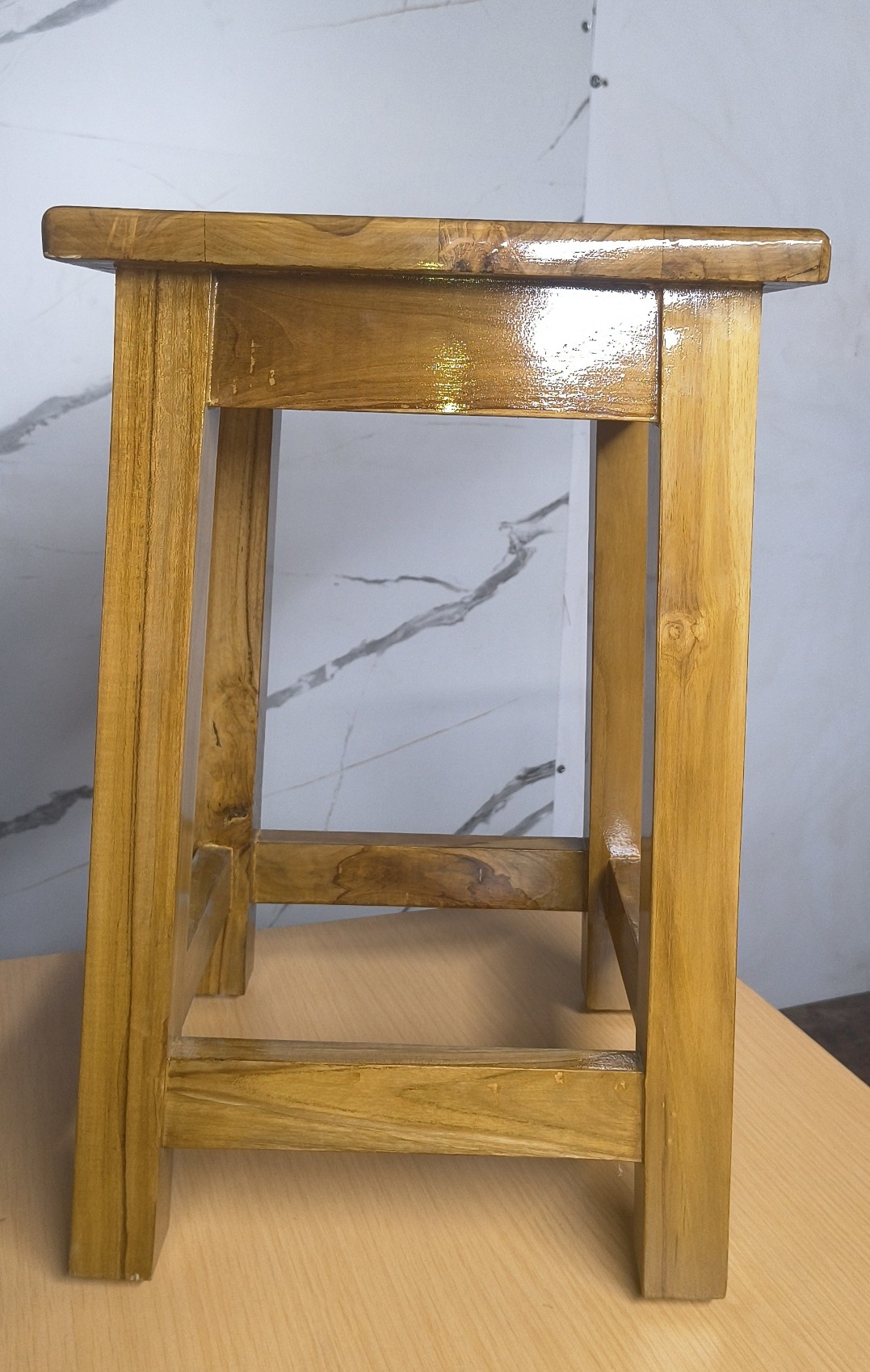 Wooden stool photo 2